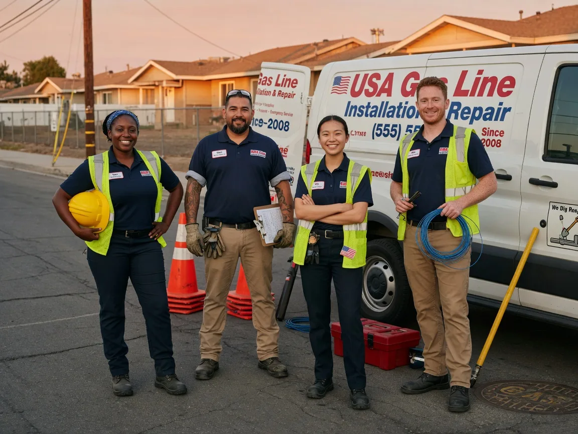 Gas Line Installation company in Rinard, IL